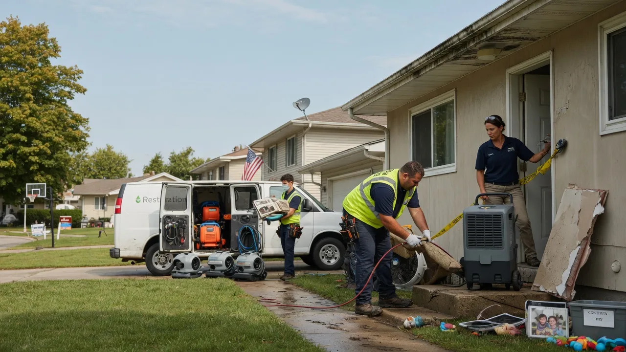 Water Damage Restoration in Harrison City, PA near me